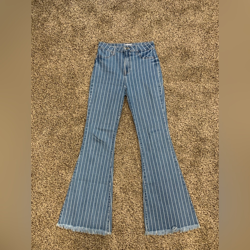 Cello striped flare jeans!!!